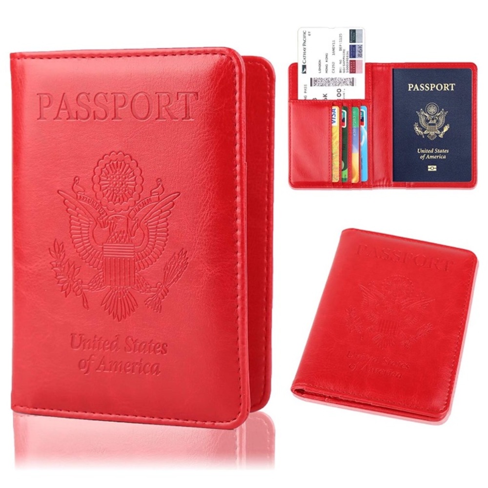 Woman’s RED Passport holder *NWT*